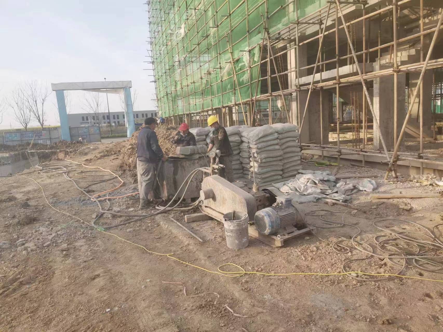 龙湾镇别墅下沉注浆